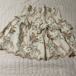 Loveshackfancy Skirt Floral Small Like new